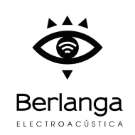 LOGO BERLANGA ELECTROACÚSTICA BLANCO NEGRO